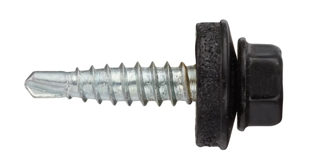 ÖVERLAPPSKRUV 4.8X23 MM SVART 100ST/FRP L