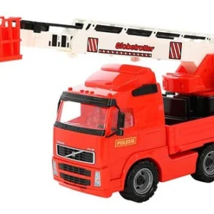 Volvo brandbil m. kran på lad 580x195x340mm