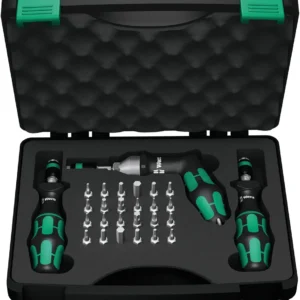 Wera 7440/41/42 Kraftform momentskruvmejselsats 0,3–6,0 Nm