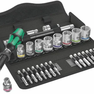 Wera 8100 SB 6 Zyklop Speed-spärrhandtagssats, 3/8"-fattning