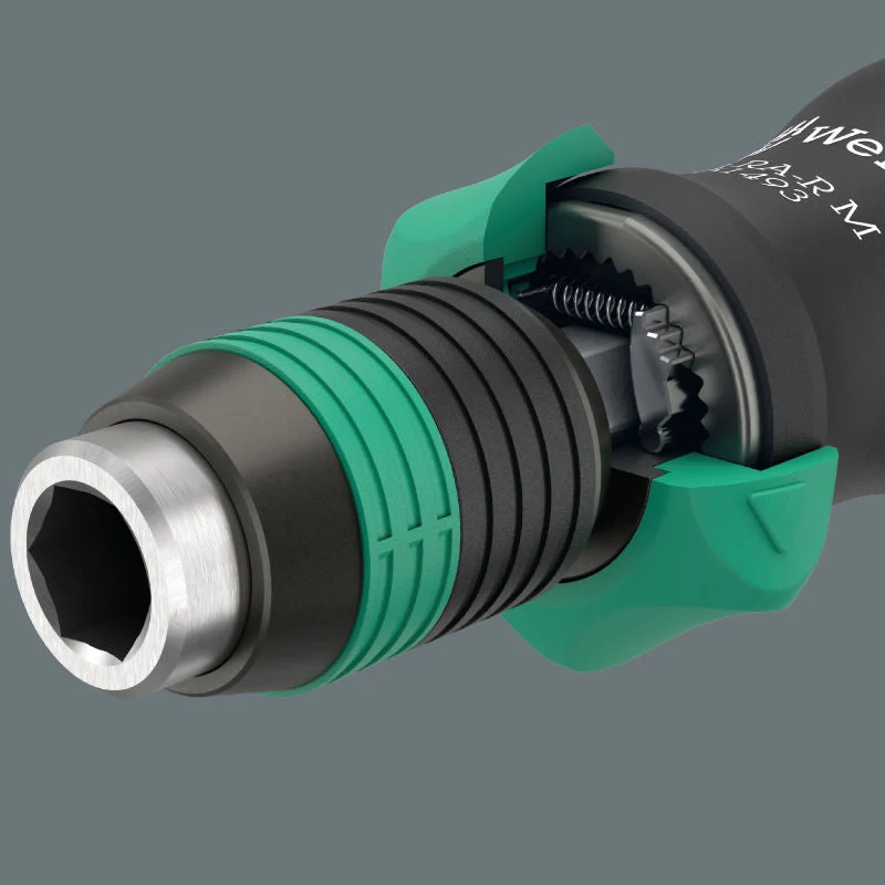 Wera 838 RA-R M bitshandtag med spärrfunktion, 1/4"