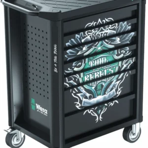 Wera 9700 Tool Rebel-verktstadsvagn 1, 78 delar