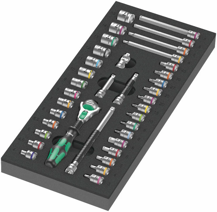 Wera 9702 Tool Rebel-verktstadsvagn Rostfri XXL 2, 202 delar