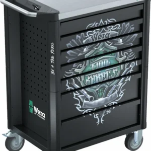 Wera 9705 Tool Rebel-verktstadsvagn Rostfri 1, 177 delar