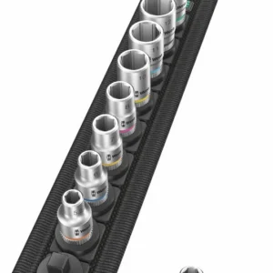 Wera Belt 4 Zyklop Hylsmejselinsats-sats, 1/4"-fattning, 9 delar