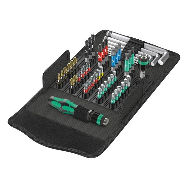 Wera Bitsset 52-st Kraftform Kompakt