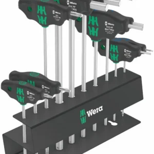 Wera cykelset 6 T-handtag Torx och Insex med hållarfunktion och