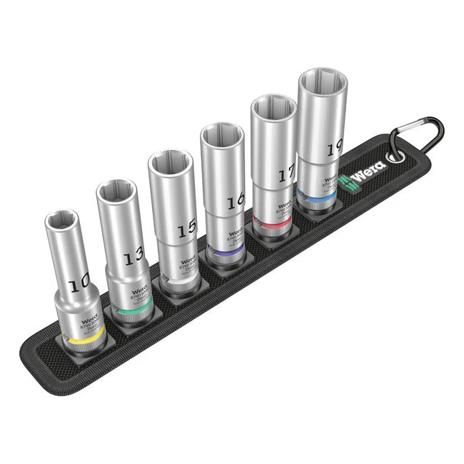 Wera Hylssats Djupa 1/2" Infästning