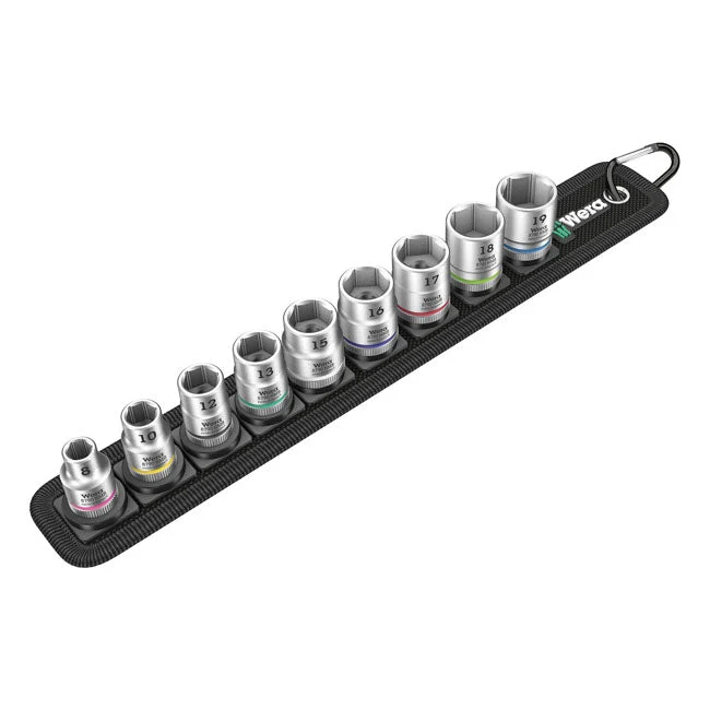 Wera Hylssats 3/8" Infästning