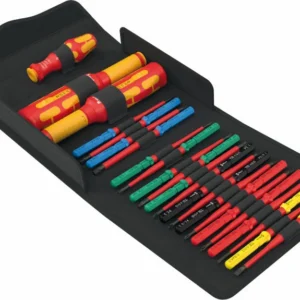 Wera Kraftform Kompakt VDE 24 Safe-Torque Speed Styrskåpssats 1, 23-delar