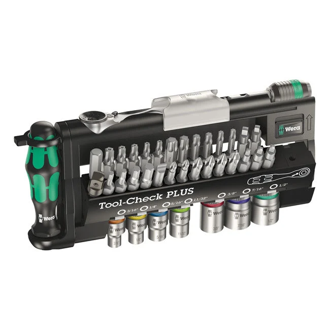 Wera Tool-check Verktygssats Plus 1/4" Infästning Tum