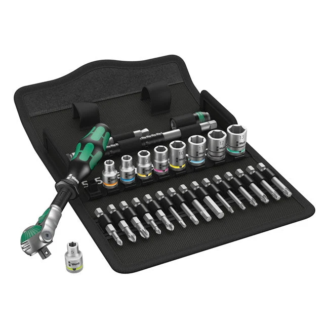 Wera Zyklop Bits/Hylssats 1/4" Infästning 28-st
