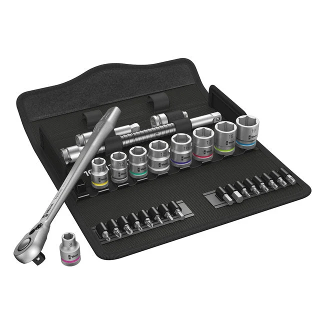 Wera Zyklop Bits/Hylssats Kit 3/8" Infästning 29-st