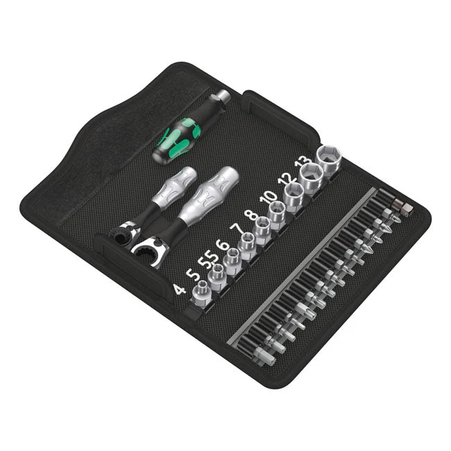 Wera Zyklop Kraftform Mini 2 1/4" Infästning 27st
