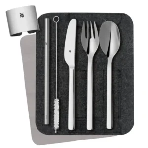 WMF Bestickset to-go MY2GO, med fodral, grön