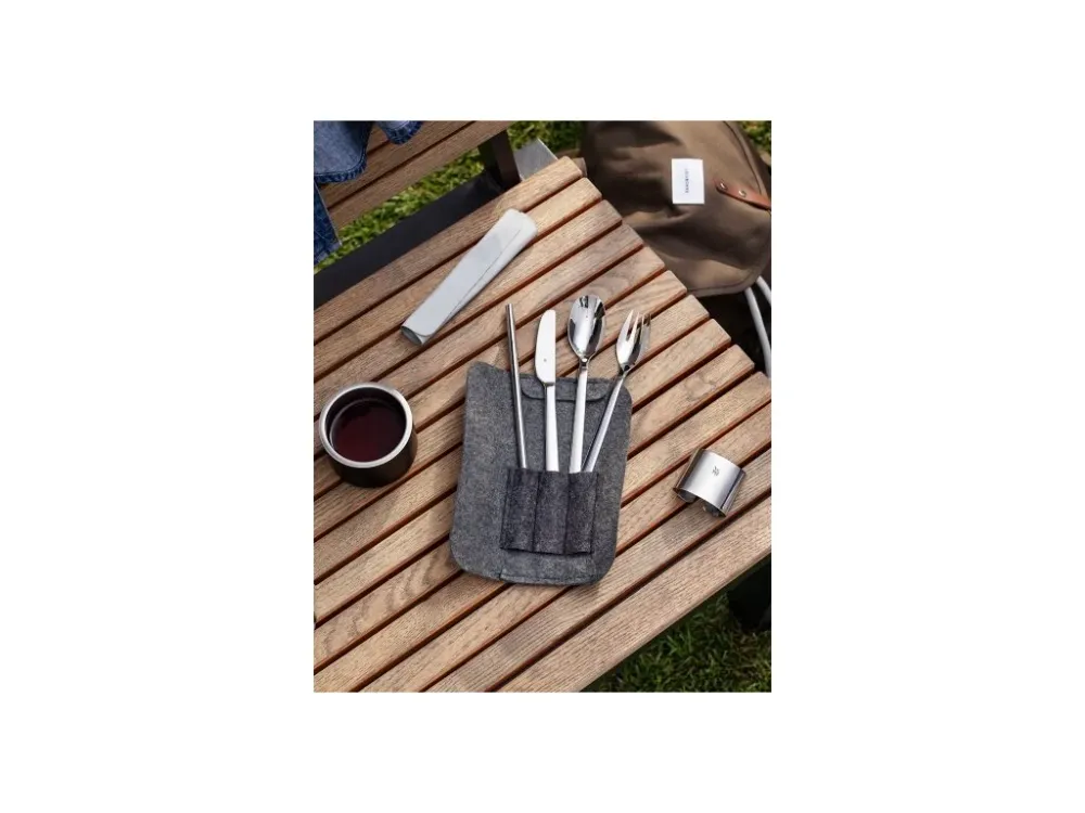 WMF Bestickset to-go MY2GO, med fodral, grön