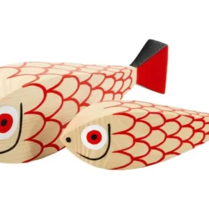 Wooden Dolls Mother Fish & Child